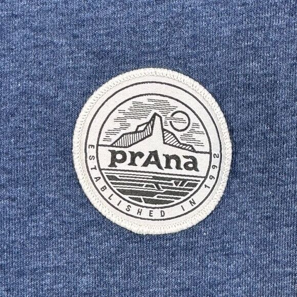 PrAna Patch Pullover Crew in Prana Denim Heather Size L - Picture 10 of 12